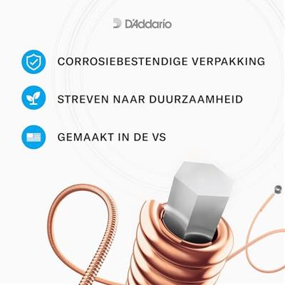 D&apos;Addario EJ26 snarenset voor akoestische western gitaar