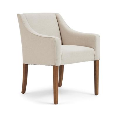 Rivièra Maison Eetkamerstoel 'Savile Row' Oxford Weave, kleur Flanders Flax Rivièra Maison Eetkamerstoel 'Savile Row' Oxford Weave, kleur Flanders Flax