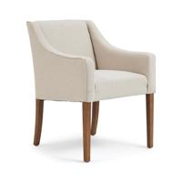 Rivièra Maison Eetkamerstoel 'Savile Row' Oxford Weave, kleur Flanders Flax - thumbnail