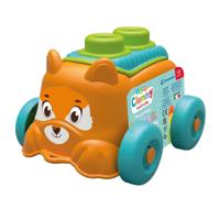 Clementoni baby - clemmy sensory puppy oranje met soft blokken, 5dlg. - thumbnail