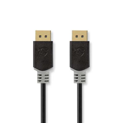 Nedis DisplayPort-Kabel | DisplayPort Male | DisplayPort Male | 2 m / Grijs | 1 stuks - CCBW37000AT20 CCBW37000AT20