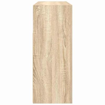 Dressoir Sonoma eiken 116 x 30 x 75 cm Bewerkt hout