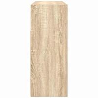 Dressoir Sonoma eiken 116 x 30 x 75 cm Bewerkt hout - thumbnail