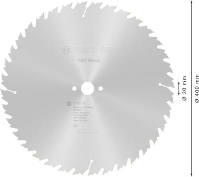 Bosch Accessoires Cirkelzaagblad Standard for Wood Speed 400 x 30 x 3,5 mm, 36 1st - 2608640684
