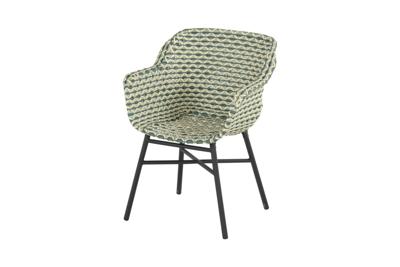 Hartman Tuinstoel 'Delphine' Wicker, kleur Groen Hartman Tuinstoel 'Delphine' Wicker, kleur Groen