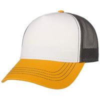 Atlantis AT527 Rapper Canvas Cap - White/Gold/Dark-Grey - One Size - thumbnail