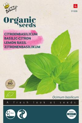 Organic Basilicum Citroensmaak (Bio) zaden Buzzy - Buzzy