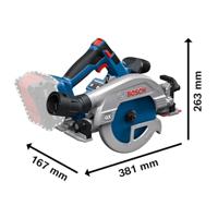 Bosch Professional GKS 18V-57-2 GX Accu-cirkelzaag - thumbnail