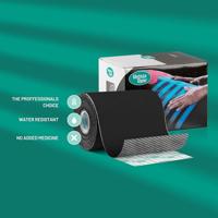 VetkinTape® Kinesiologie Tape voor dieren - Zwart (10cm x 5m) | 1 rol Kinesiotape voor paarden en honden | TÜV-gecertificeerd | Kinesiotapes met +25% meer kleefkracht | Voor professionals - thumbnail