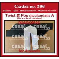 Crealies • snijmal twist & pop a diagonaal voor 4 panelen - thumbnail
