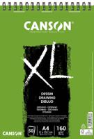 Tekenpapier canson xl drawing 50vel 160gr a4 wit | 5 stuks - thumbnail