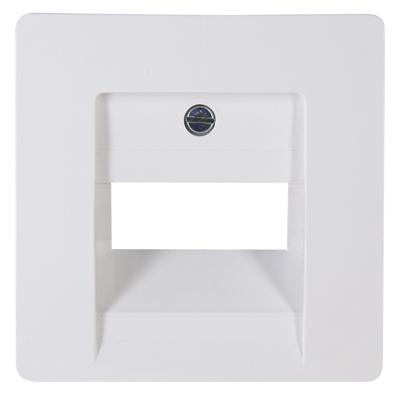 Kopp HK05 inzetplaat voor UAE datadoos wit glanzend