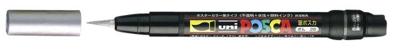 Paintmarker uni posca pcf350 brush 1-10mm zilver | 5 stuks Paintmarker uni posca pcf350 brush 1-10mm zilver | 5 stuks
