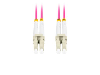 Slang Lanberg OM4 50/125 Paars Duplex 1 m