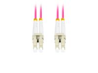 Slang Lanberg OM4 50/125 Paars Duplex 1 m - thumbnail