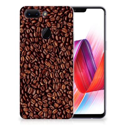OPPO R15 Pro Siliconen Case Koffiebonen