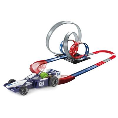 Darda racebaan Blue Flash 6,9 meter blauw/zwart Darda racebaan Blue Flash 6,9 meter blauw/zwart