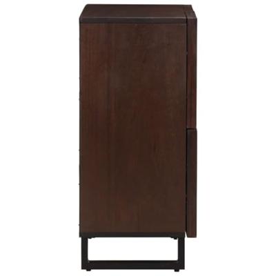 Dressoir 60x34x75 cm massief mangohout bruin