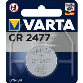 Varta Knoopcel CR2477 3 V 1 stuk(s) 850 mAh Lithium LITHIUM Coin CR2477 Bli 1 Varta Knoopcel CR2477 3 V 1 stuk(s) 850 mAh Lithium LITHIUM Coin CR2477 Bli 1