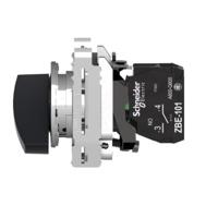 Schneider Electric XB4FJ21 XB4FJ21 Keuzeschakelaar Knevel Zwart 1 stuk(s) - thumbnail