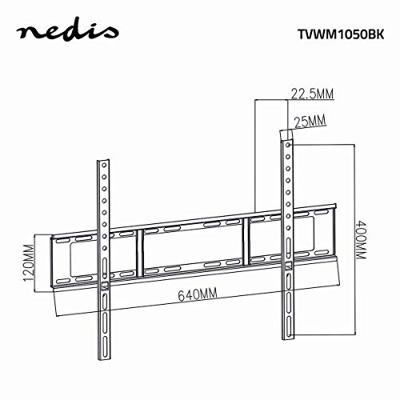 Vaste TV Muurbeugel | 37 - 70" | Max. 35 kg | 23 mm wandafstand Vaste TV Muurbeugel | 37 - 70" | Max. 35 kg | 23 mm wandafstand