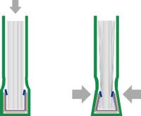 Bindomslagen Leitz impressBIND Blauw Transparant - thumbnail