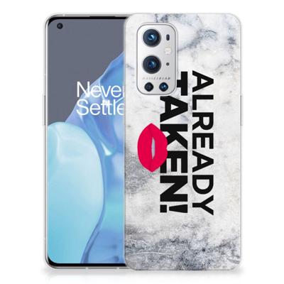 OnePlus 9 Pro | Siliconen hoesje | met naam Already Taken White
