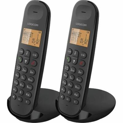Draadloze vaste telefoon - LOGICOM - DECT ILOA 250 DUO - Zwart - Zonder antwoordapparaat