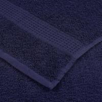 VidaXL Gastendoekjes 10 st 30x50 cm 360 g/m² 100% katoen marineblauw - thumbnail