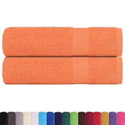 VidaXL Handdoeken 2 st 50x100 cm 360 g/m² 100% katoen oranje