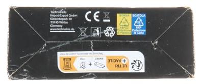 Techno Line WT 195 Wekker Zendergestuurd Zwart Alarmtijden 1