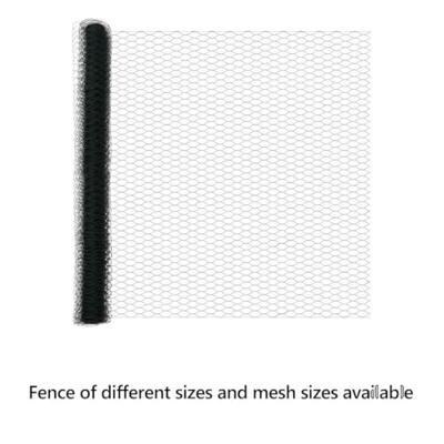 VidaXL Hexagon hek groen 1,6 x 25 m pvc