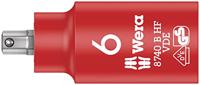 Wera 8740 B VDE HF Binnenzeskant Zyklop Bitdop, geïsoleerd, met 3/8"-aandrijving, met vasthoudfunctie, 6 x 55 mm - 05004902001 - thumbnail