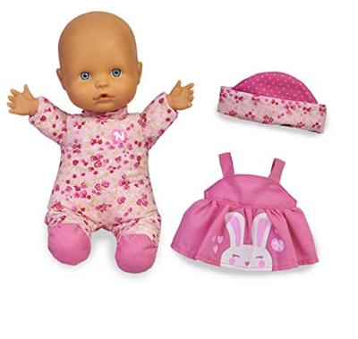 Famosa Nenuco baby popje met diverse geluidjes en extra kleertjes - thumbnail
