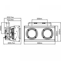 Briteq BT-BLINDER2 IP 130W COB LED Blinder (IP65) - thumbnail