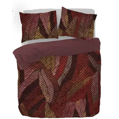 Kayori Kymani Egypt.katoen rood dekbedovertrek 240x200/220 cm