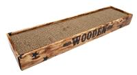 Croci krabplank homedecor noce houtprint bruin - thumbnail