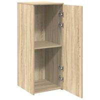 Opbergkast 40x45x103,5 cm bewerkt hout sonoma eikenkleurig - thumbnail