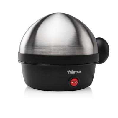 Tristar EK-3076 Eierkoker Met maatbeker, Controlelampje RVS, Zwart