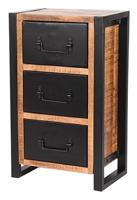 LABEL51 Ladekast 'Brussels' Mangohout, 75 x 45cm - thumbnail