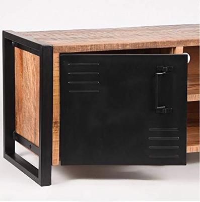 LABEL51 Tv-meubel Brussels - Rough - Mangohout - 115 cm LABEL51 Tv-meubel Brussels - Rough - Mangohout - 115 cm