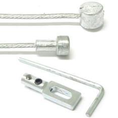 Elvedes rem binnenkabel set 2-nippels haak 6481