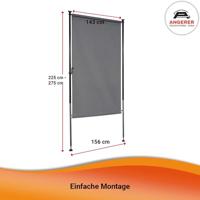 Angerer Balkonscherm (150 cm breit) - thumbnail