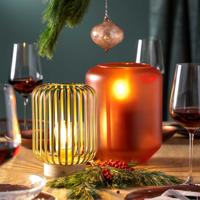 Leonardo Autentico Lantaarn 19 cm goudkleurig led - thumbnail