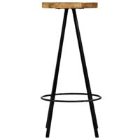 Barkrukken 30x30x76 cm massief mangohout 4 st - thumbnail