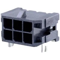 Molex 430450607 Male header, inbouw (standaard) Totaal aantal polen: 6 Rastermaat: 3.00 mm Inhoud: 1 stuk(s) Tape on Full reel - thumbnail