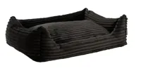 Hondenmand nova teddy/rib 90x70cm grijs - thumbnail