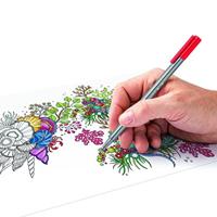 Staedtler fineliner Triplus geassorteerde kleuren, opstelbare box met 4 stuks - thumbnail