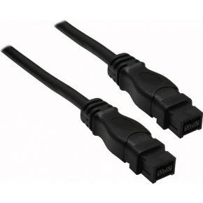 InLine 39903 Firewire kabel, IEEE1394 9-polige stekker/stekker, zwart, 3m