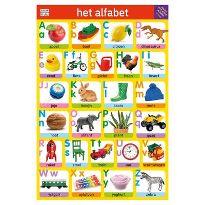 Deltas Educatieve poster - het alfabet Deltas Educatieve poster - het alfabet